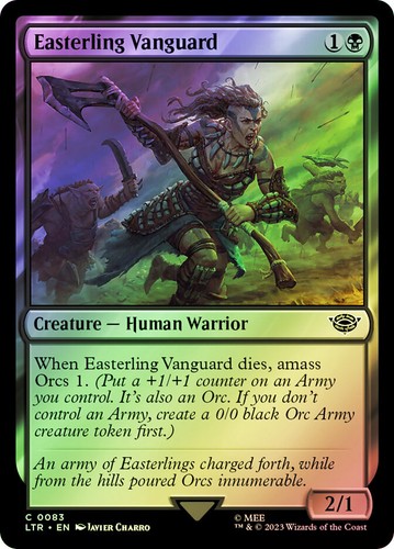 Mtg foil easterling vanguard - easterling,